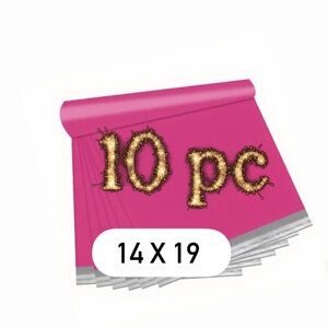 Disc Shipping 🩷 10-14.5x19” Poly Mailers-Pink